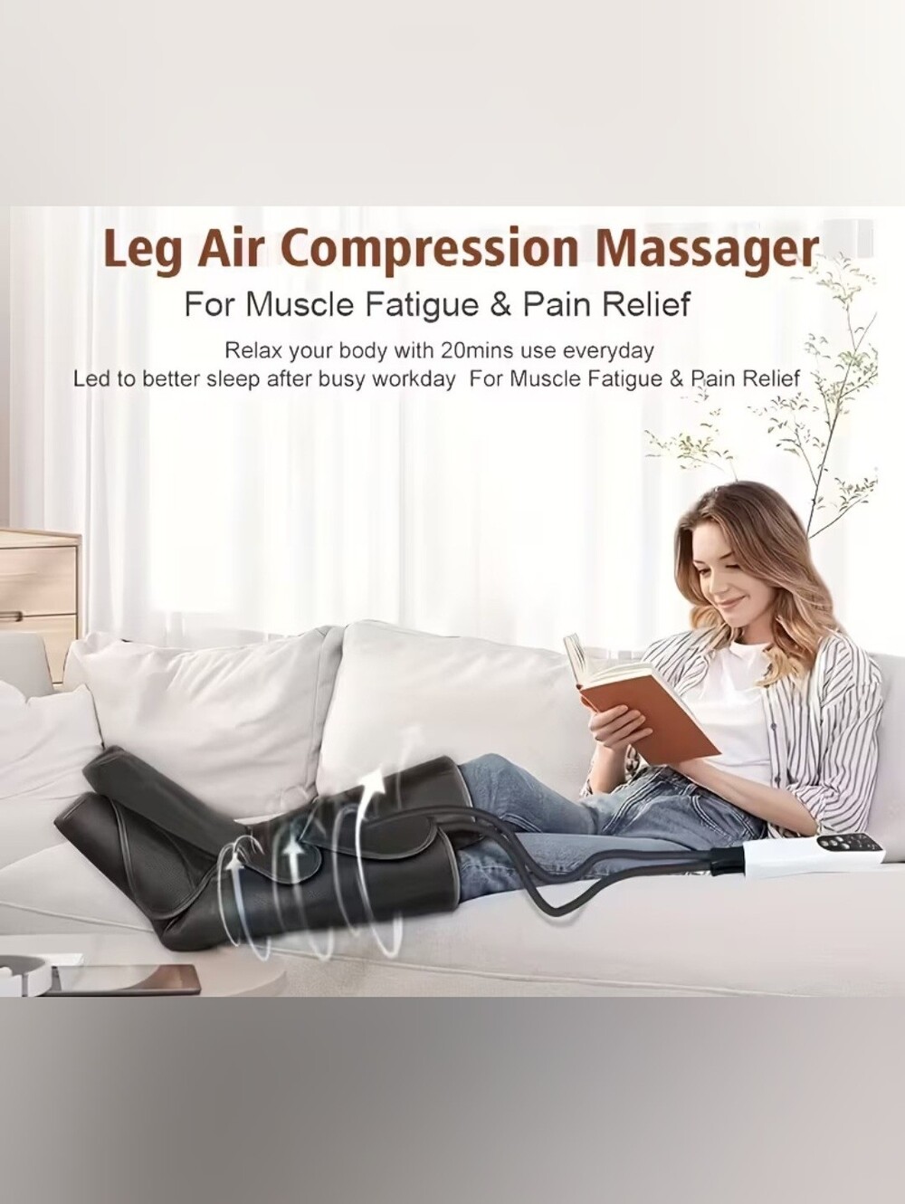 [Brand New] Electric Leg & Calf & Foot Air Massager with Heating